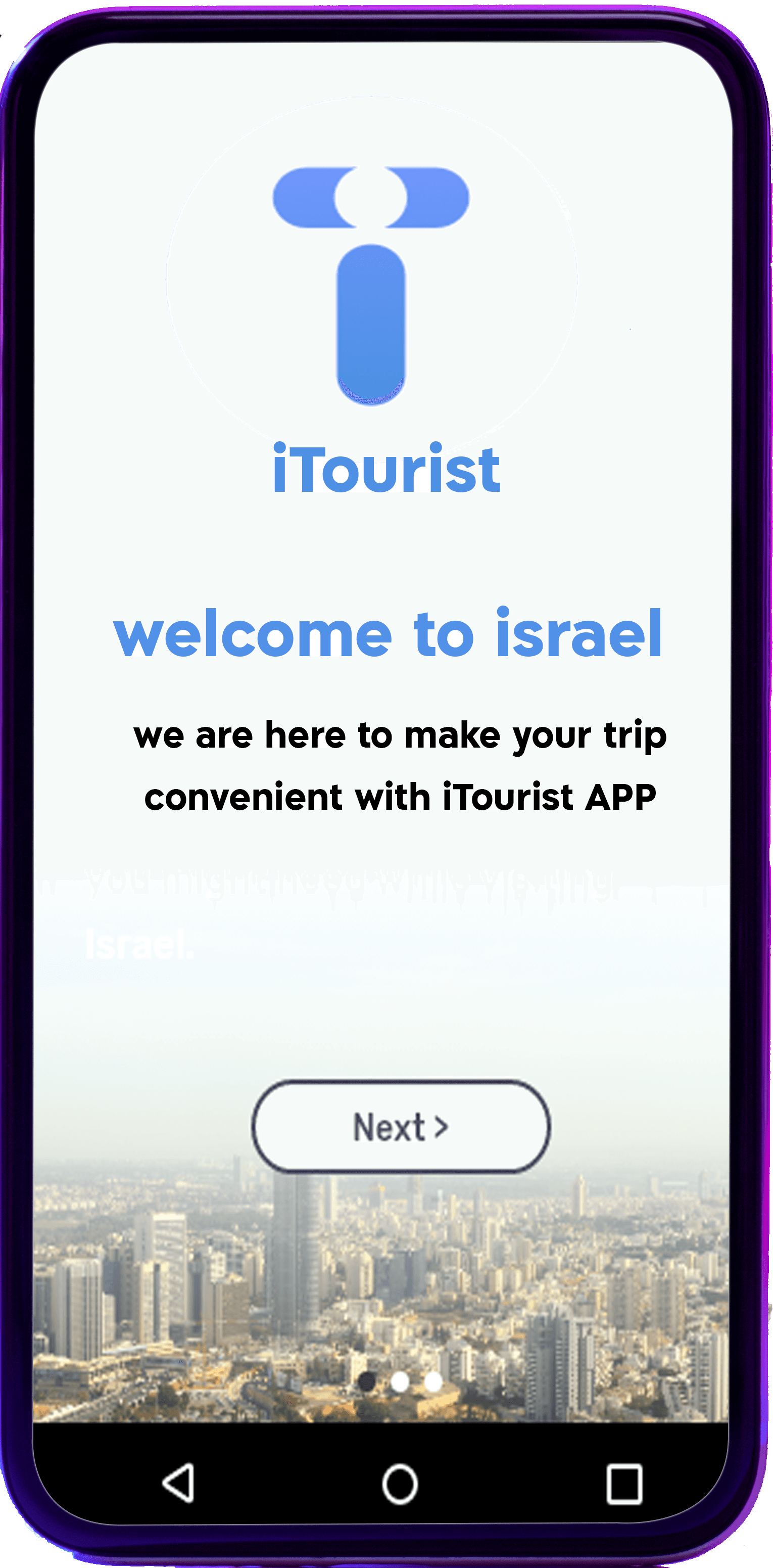 i-Diplomat welcome screen